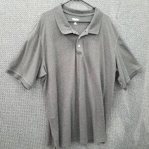 King Size Gray polo Shirt Men's 2XL